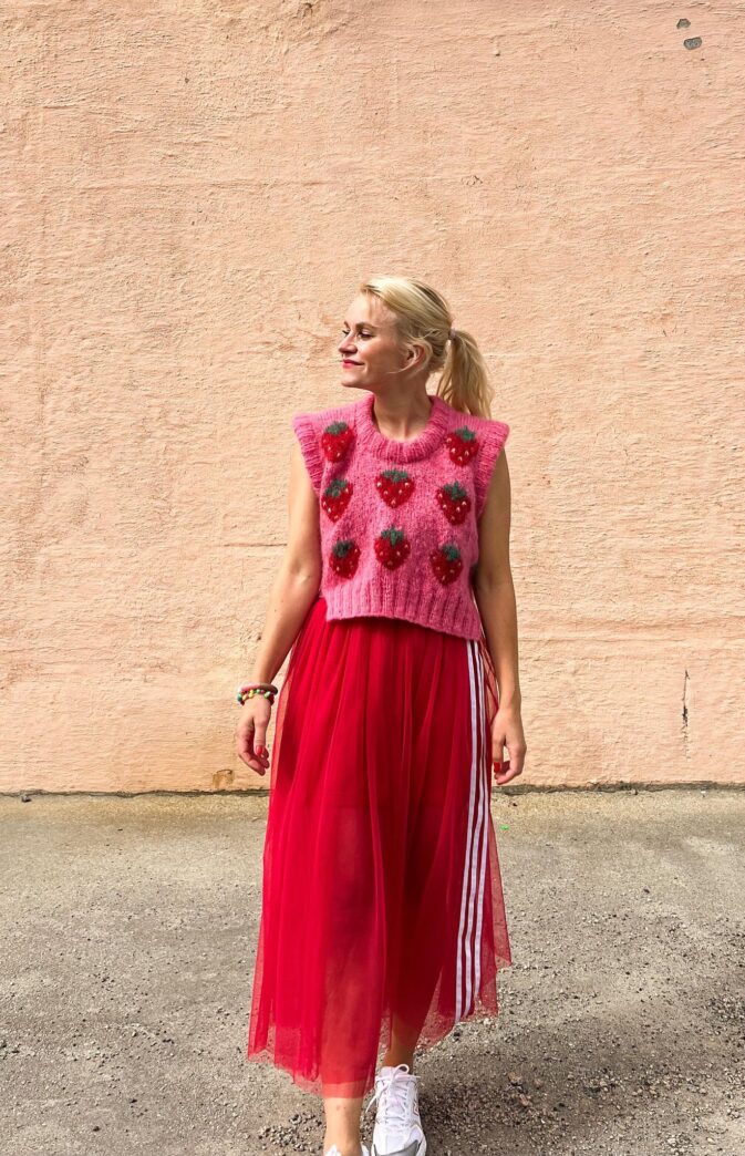 Fruity Vest Strawberry Zestaw HipKnit