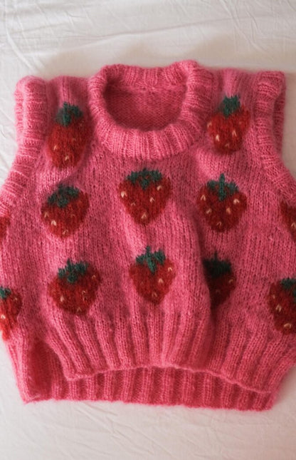 Fruity Vest Strawberry Zestaw HipKnit