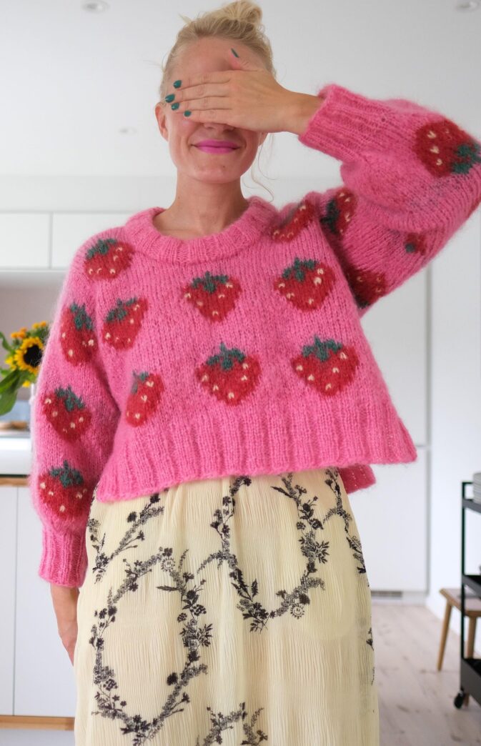 Fruity Sweater Strawberry Zestaw HipKnit