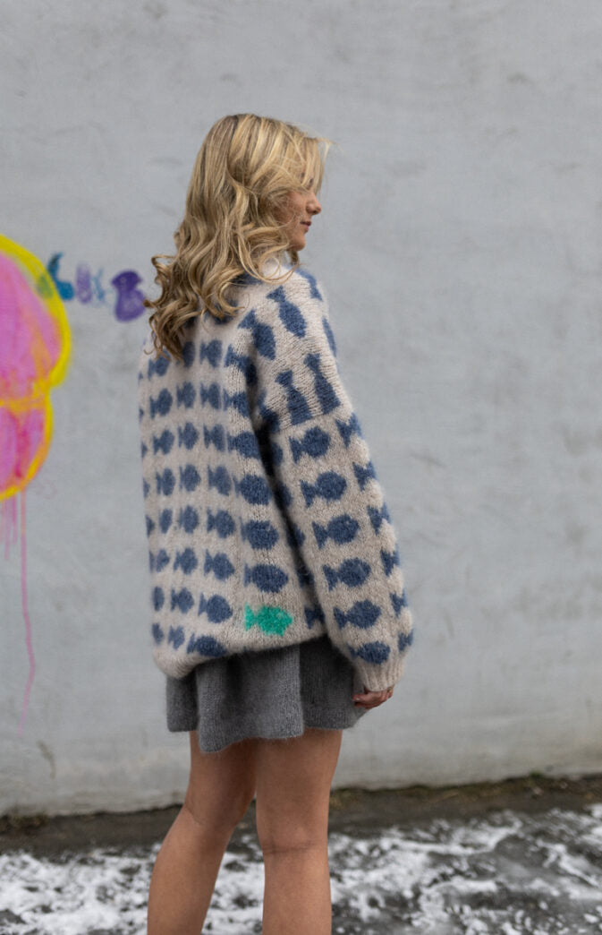 Fluffy Fishy Sweater Zestaw HipKnit