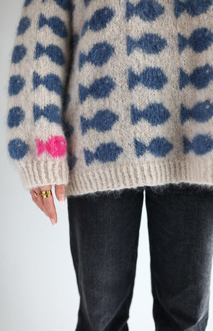 Fluffy Fishy Sweater Zestaw HipKnit