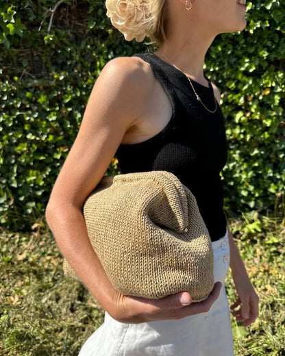 Duża Rama torebki Clutch PetiteKnit