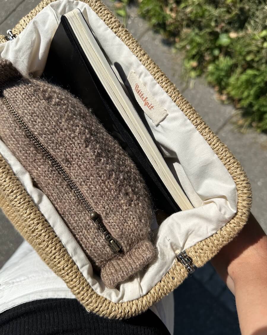 Duża Rama torebki Clutch PetiteKnit