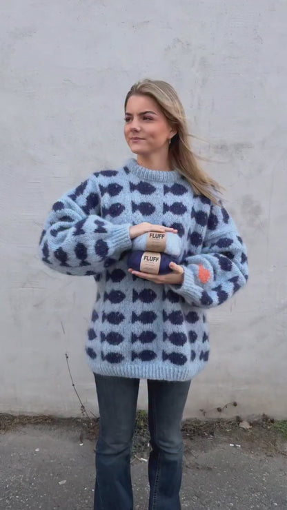 Fluffy Fishy Sweater Zestaw HipKnit